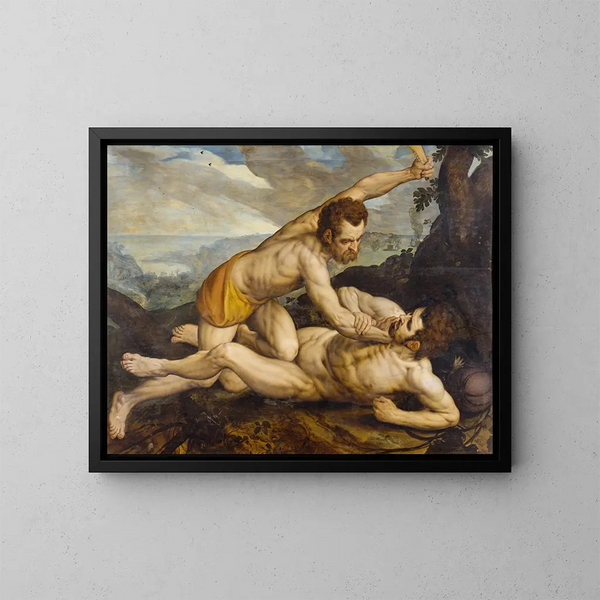 Caïn und Abel - Frans Floris — gerahmtes Bild an der Wand