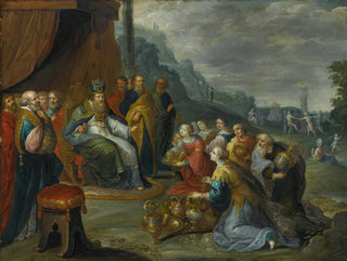 Frans Francken the Younger - Aaron Receiving Gold From The Israelites.webp