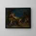 Allegorie des Krieges - Frans Francken der Jüngere — gerahmtes Bild an der Wand