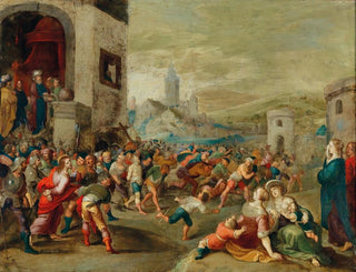 Frans Francken the Younger - Pilate washing his hands in innocence.webp