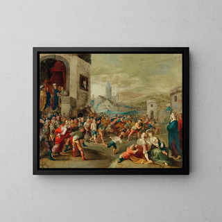 Frans Francken the Younger - Pilate washing his hands in innocence.webp