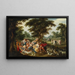L'Âge d'or - Frans Francken der Jüngere — gerahmtes Bild an der Wand
