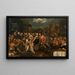 Die Sieben Werke der Barmherzigkeit - Frans Francken der Jüngere — gerahmtes Bild an der Wand