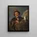 Ein Jungen Fischer - Frans Hals — gerahmtes Bild an der Wand