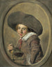 Ein junger Mann mit großem Hut - Frans Hals — Ansicht des Kunstwerks