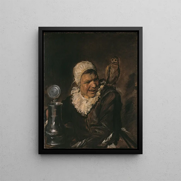 Malle Babbe - Frans Hals — gerahmtes Bild an der Wand