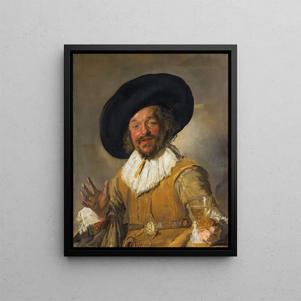 Joyeux buveur - Frans Hals — gerahmtes Bild an der Wand