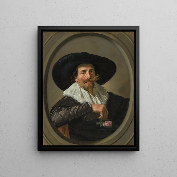 Portrait de Pieter Dircksz Tjarck - Frans Hals — gerahmtes Bild an der Wand