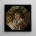 Der Raucher - Frans Hals — gerahmtes Bild an der Wand