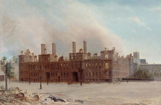 Frans Moormans - LHtel de Ville aprs lincendie de 1871.webp