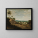 Dorf in Brasilien - Frans Post — gerahmtes Bild an der Wand