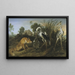 Fabel vom Fuchs und vom Storch - Frans Snyders — gerahmtes Bild an der Wand