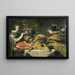 Szene der Speisekammer mit einem Page - Frans Snyders — gerahmtes Bild an der Wand