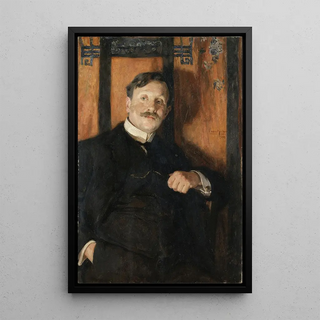 Frans Van Holder - Portrait of art critic Sander Pierron.webp