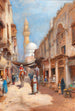 Basar in Kairo - Frans Wilhelm Odelmark — Ansicht des Kunstwerks