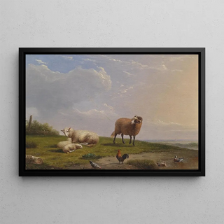 Frans van Severdonck - Schafe in Landschaft.webp