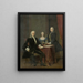 Familiengruppe in einem Interieur - Frans van der Mijn — gerahmtes Bild an der Wand