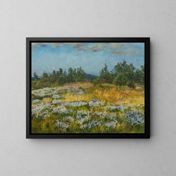 Ein bisschen Heidekraut - František Kaván — gerahmtes Bild an der Wand