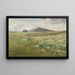 Felder mit wilden Mohnblumen - František Kaván — gerahmtes Bild an der Wand