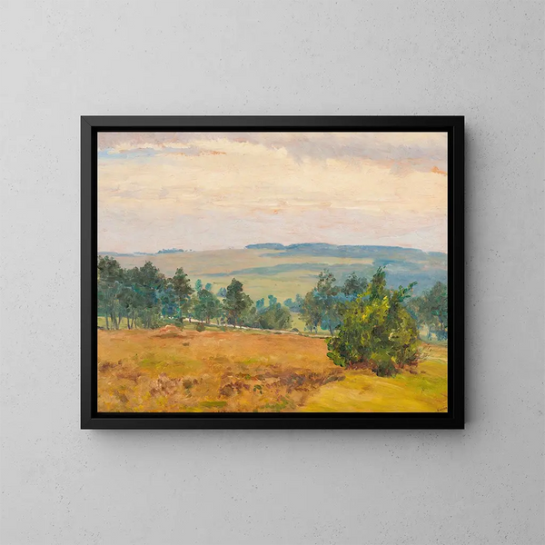 Der Beginn des Herbstes - František Kaván — gerahmtes Bild an der Wand