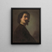 Portrait eines Mannes - František Klimkovič — gerahmtes Bild an der Wand
