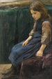 Ein sitzendes Mädchen - František Šindelář — Ansicht des Kunstwerks