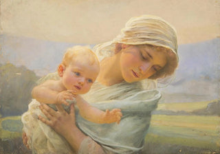 Frantisek Dvorak - Mother with a Child.webp