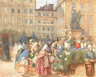 Franz Alt - A bustling flower market.webp