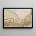 Der Graben in Wien mit dem Leopold-Brunnen - Franz Alt — gerahmtes Bild an der Wand