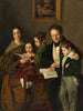 Der Komponist Johann Baptist Gänsbacher 1778-1844 und seine Familie - Franz Anton Stecher — Ansicht des Kunstwerks