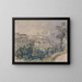 Ansicht von Prag vom Petřín - Franz Barbarini — gerahmtes Bild an der Wand