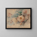 Blumenstrauß aus Rosen - Franz Bischoff — gerahmtes Bild an der Wand