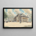 Opernhaus der Wiener Staatsoper - Franz Brenner — gerahmtes Bild an der Wand