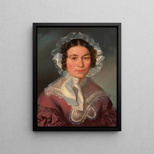 Maria Anna Burghardt née Stark 1777-1857 - Franz Dobiaschofsky — gerahmtes Bild an der Wand