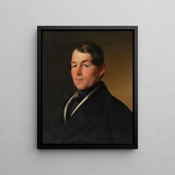 Portrait - Franz Dobiaschofsky — gerahmtes Bild an der Wand