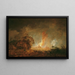 Nachtschwelbrand - Franz Edmund Weirotter — gerahmtes Bild an der Wand