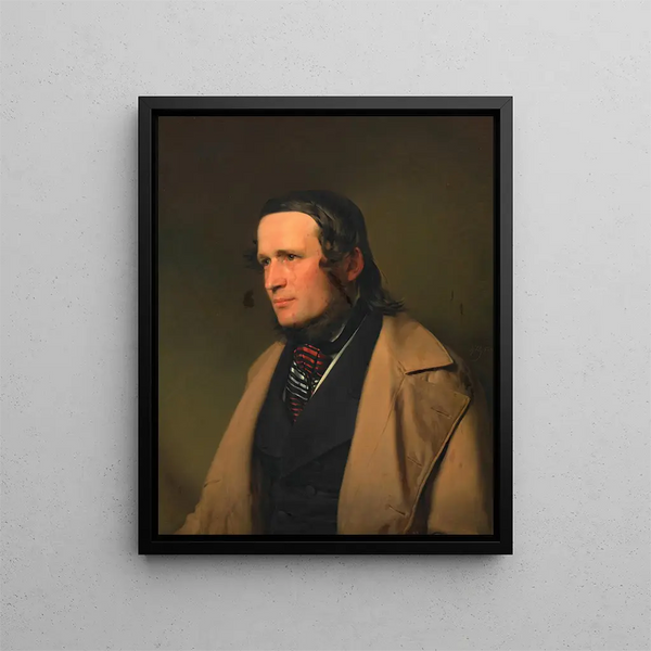 Carl Gross - Franz Eybl — gerahmtes Bild an der Wand