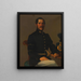 Georg Ritter von Hofmann, Kapitän der Bergwerke der kaiserlich-königlichen österreichischen Bergbehörde - Franz Eybl — gerahmtes Bild an der Wand
