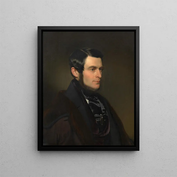 Franz Eybl - Moritz Graf Fries d. J. Gemälde — gerahmtes Bild an der Wand
