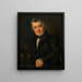 Monsieur inconnu - Franz Eybl — gerahmtes Bild an der Wand