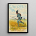 Soldat mit Bajonett - Franz Gerasch — gerahmtes Bild an der Wand