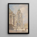 Tour nord der Kathedrale Saint-Étienne in Wien - Franz Kopallik — gerahmtes Bild an der Wand