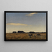 Landschaft von Sylt - Franz Korwan — gerahmtes Bild an der Wand