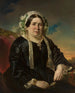 Portrait einer Frau mit Kappe - Franz Krüger — Ansicht des Kunstwerks