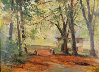 Klarer Waldlichtung im Herbst - Franz Kulstrunk — Ansicht des Kunstwerks