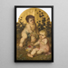 Ein junger Winzer - Franz Lefler — gerahmtes Bild an der Wand