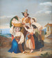 Familie von Hirten auf einem Hügel - Franz Ludwig Catel — Ansicht des Kunstwerks