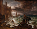 Nachtszene vom Ende von René - Franz Ludwig Catel — Ansicht des Kunstwerks