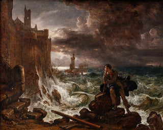 Franz Ludwig Catel - Night Piece From The Closing Scene Of ren By Chateaubriand.webp