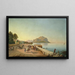 Promenade à Palerme - Franz Ludwig Catel — gerahmtes Bild an der Wand